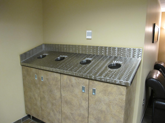Custom Trash Chute Countertop